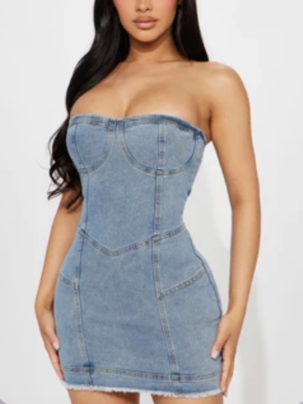🩵🫐🩵Denim Mini Dress ~ NEVER WORN ! 🩵🫐🩵